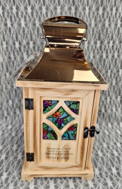 Lantern - Stained Glass, "Those We Love" 