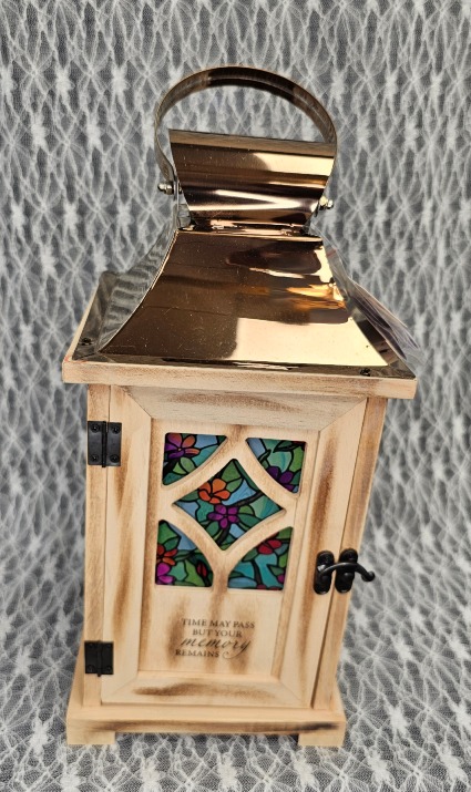 Lantern - Stained Glass - Time May Pass 