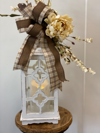 Lantern with LED candle 