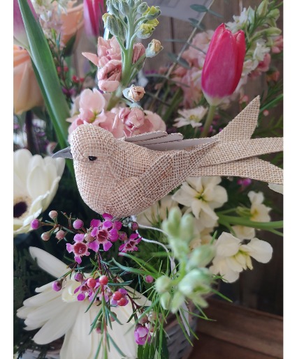 Large Burlap Bird Pick Add on