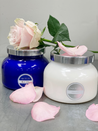 Large Capri Blue Candle 