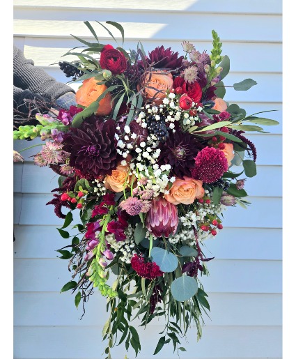 Large Cascading Bridal Bouquet 