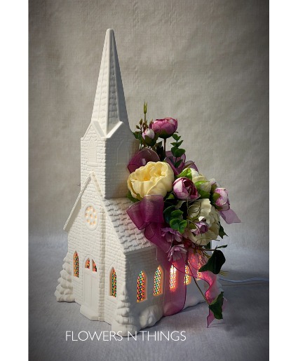 Large Ceramic Church 