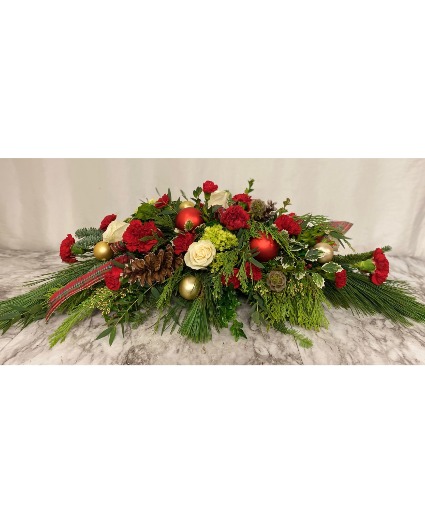 Large Christmas Centerpiece Oblong Centerpiece