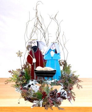 Large Christmas Creche Decor
