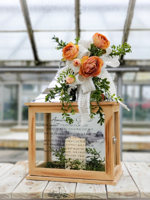 Large Decorated Lantern with Script 