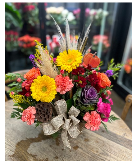 Large Fall Wicker Basket  basket 