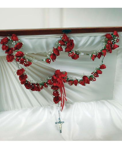 LARGE FUNERAL ROSARY for inside Casket