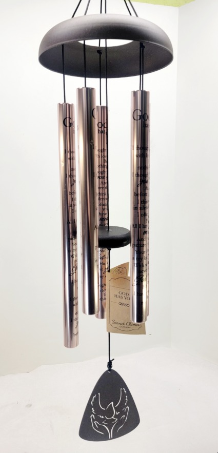 Large "God Has You" Wind Chime 