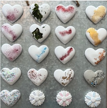 Large Handmade Heart Magnets in Boca Raton, FL | Flowers of Boca