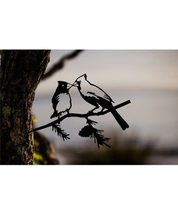 Large Metal Bird Pairing  in Eunice, LA | PETALS & POTS, LLC