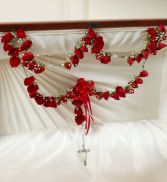 LARGE ROSARY WITH 53 R0SES 