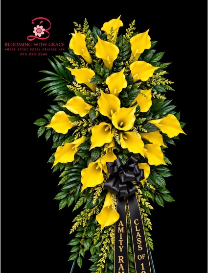 Large silk standing sprays 