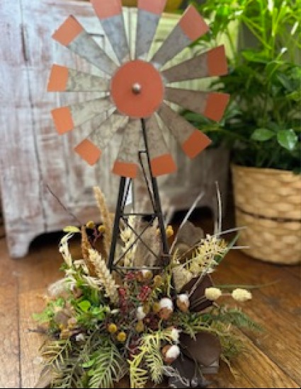 Large Windmill Scene 