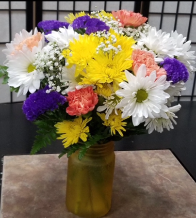 Lasting Color Vased Arrangement