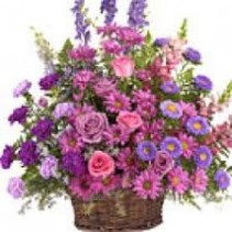 Lavendar Basket  