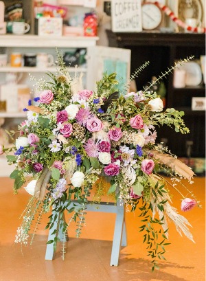 Lavendar Casket Spray Casket Spray