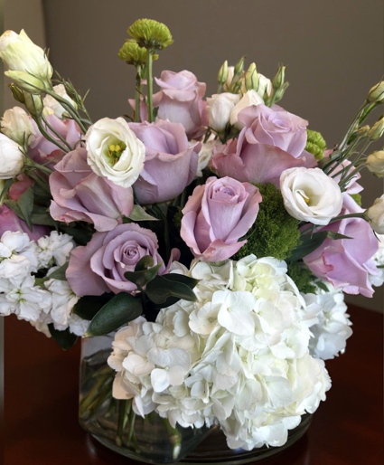 Lavendar Love  Table Arrangement 