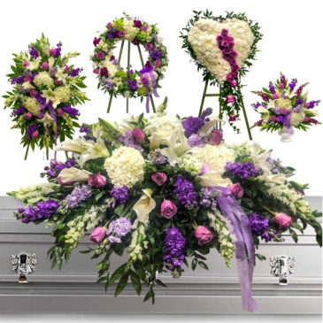 Lavender 5 Piece Set   in Whittier, CA | Rosemantico Flowers