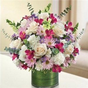 Lavender and White Cherished Memories  