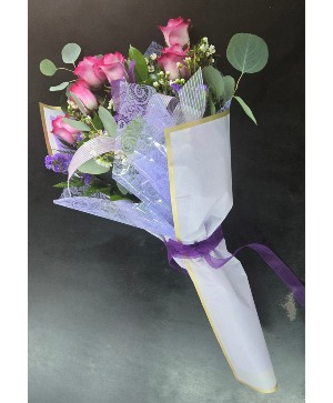 Lavender Blush Wrapped Bouquet