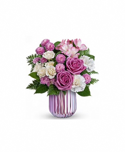Lavender Bouquet  Beautiful keepsake lavender vase
