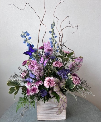 Lavender Butterfly Box 