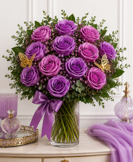Lavender Butterfly Royale Call Us for Faster Service & Daily Specials: (915) 303-8500 Text Us to Order Anytime: (915) 505-3708 Your trusted source for Flowers & Delivery in El Paso TX 