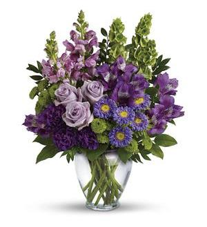 Lavender Charm Vase Arrangement