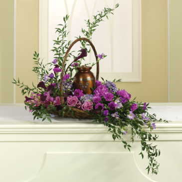 Lavender Dawn Urn Design in Fernandina Beach, FL | Dottie B Florist
