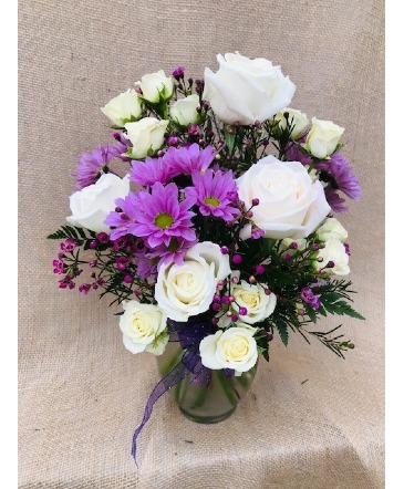 Lavender Fields Fresh Vase Arrangement in Coleman, WI | COLEMAN FLORAL & GREENHOUSES