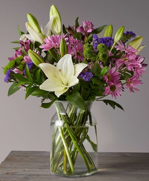 Lavender Fields Mixed Flower Bouquet