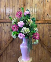 Mauve Florals Silk Arrangement