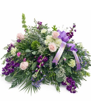 Lavender Grace Casket Spray 