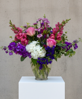 Lavender Harmony Vase Arrangement