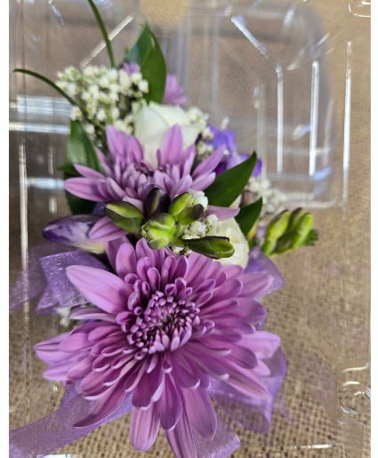 Lavender Haze corsage