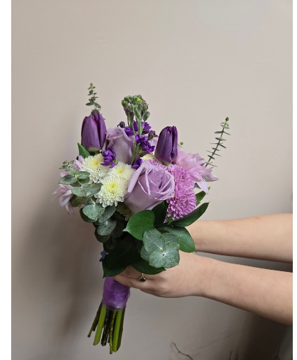 Lavender Haze Hand Held Bouquet