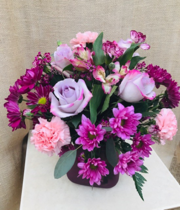 Lavender Love Fresh Vase Arrangement in Coleman, WI | COLEMAN FLORAL & GREENHOUSES