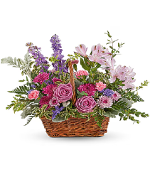 Lavender Meadow Basket 