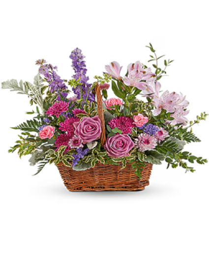 Lavender Meadow Basket 
