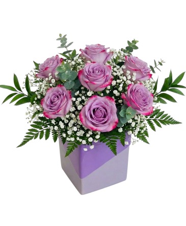 Lavender Medley Lavender Rose Arrg in Pensacola, FL | Cordova Flowers and Gifts