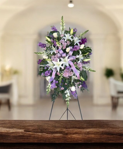 Lavender, purple and white Standing Sympathy