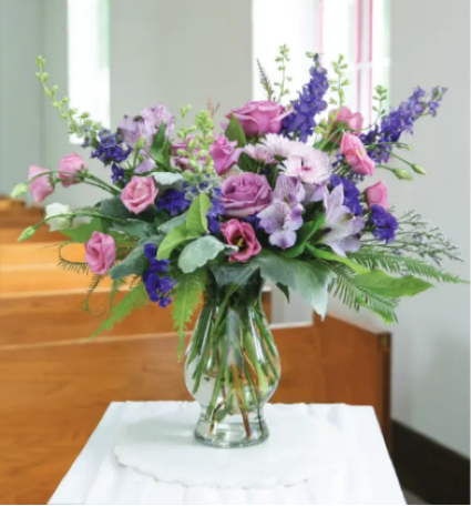 Lavender Reflection Funeral Flowers