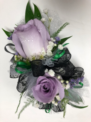 Lavender Rose Coursage 