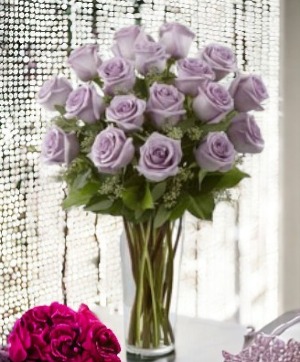 Lavender Roses Lavender rose arrangement
