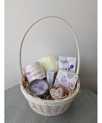 Lavender Spa Basket 