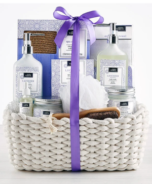 Lavender Spa Gift Basket 