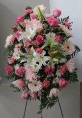 Precious Pink Standing Spray Standing Spray