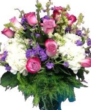 Lavender Surprise Vase Arrangement