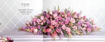 Lavender Tribute Casket Spray 